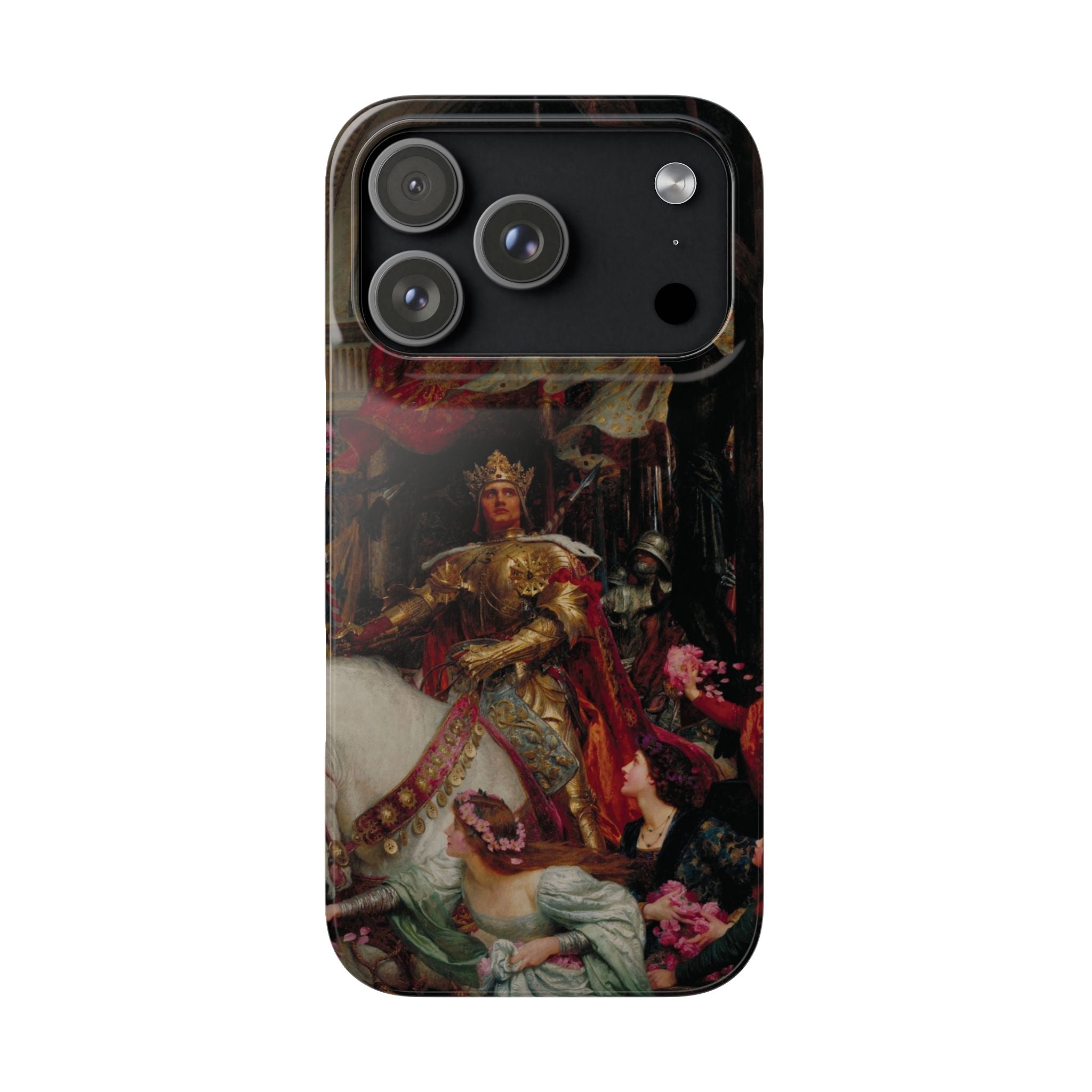 The Two Crowns by Frank Dicksee - iPhone Slim Case