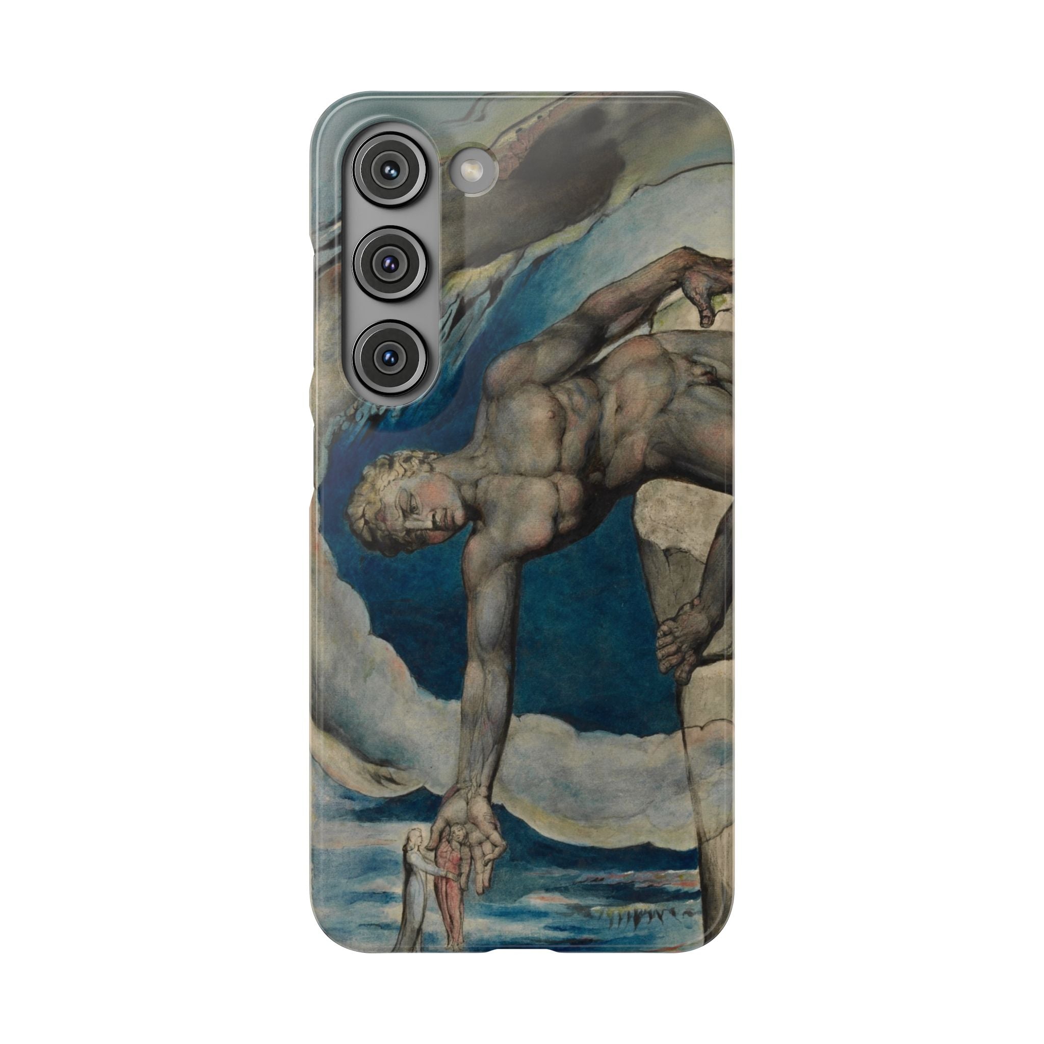 Antaeus setting down Dante and Virgil in the Last Circle of Hell by William Blake - Samsung Slim Case