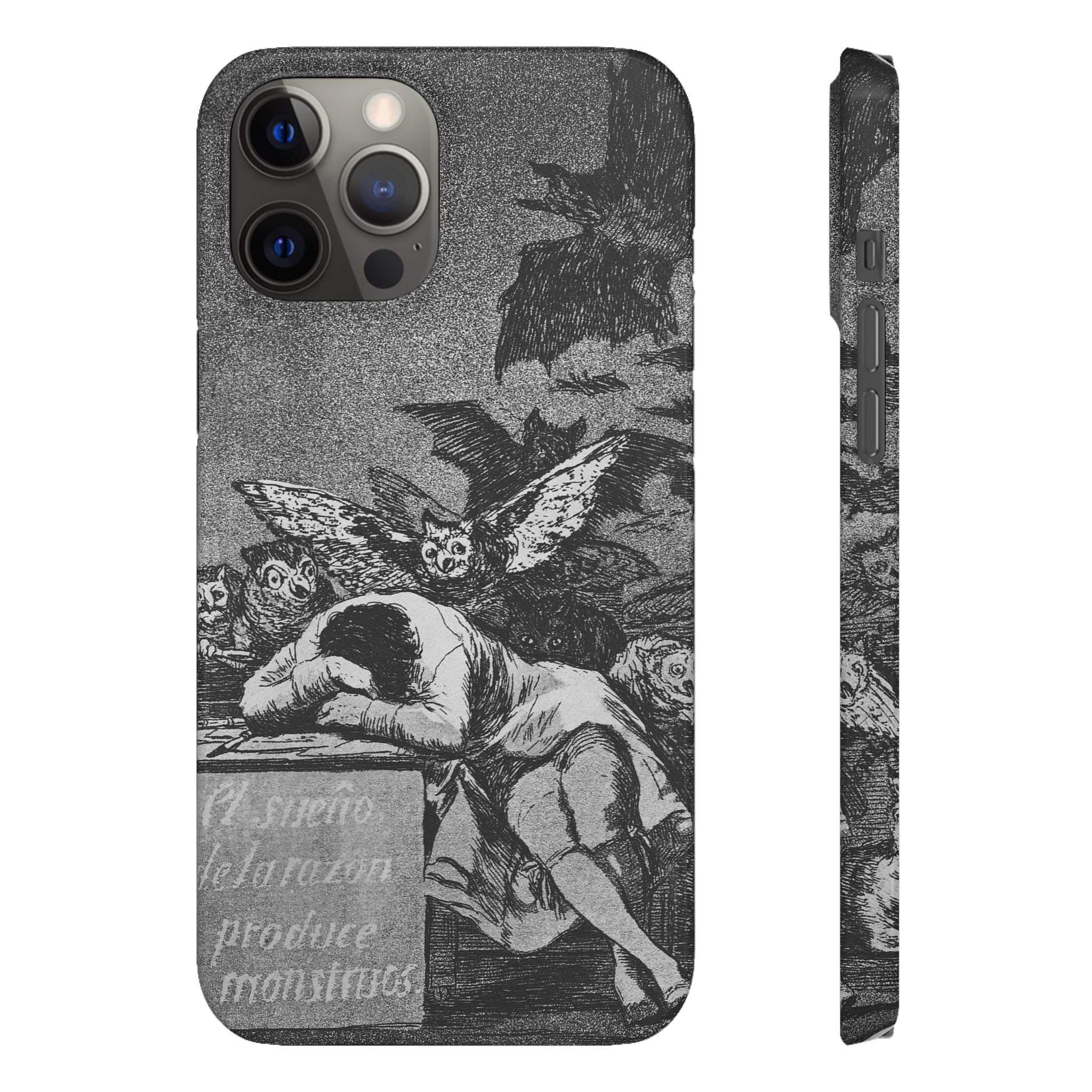 The Sleep of Reason Produces Monsters by Francisco Goya - iPhone Slim Case