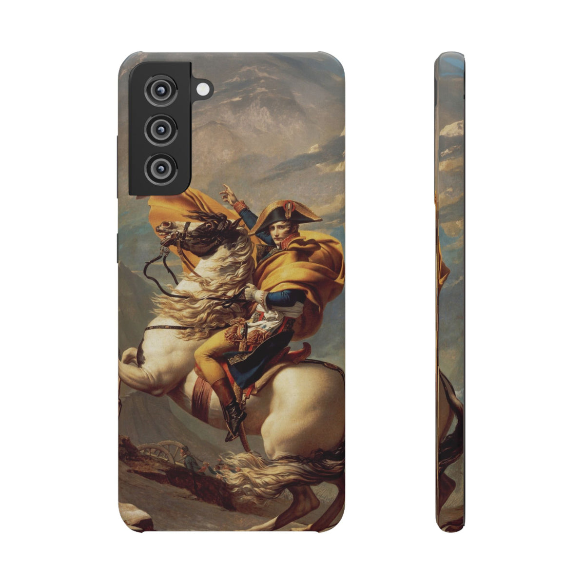 Napoleon at the Saint-Bernard Pass by Jacques-Louis David - Samsung Slim Case
