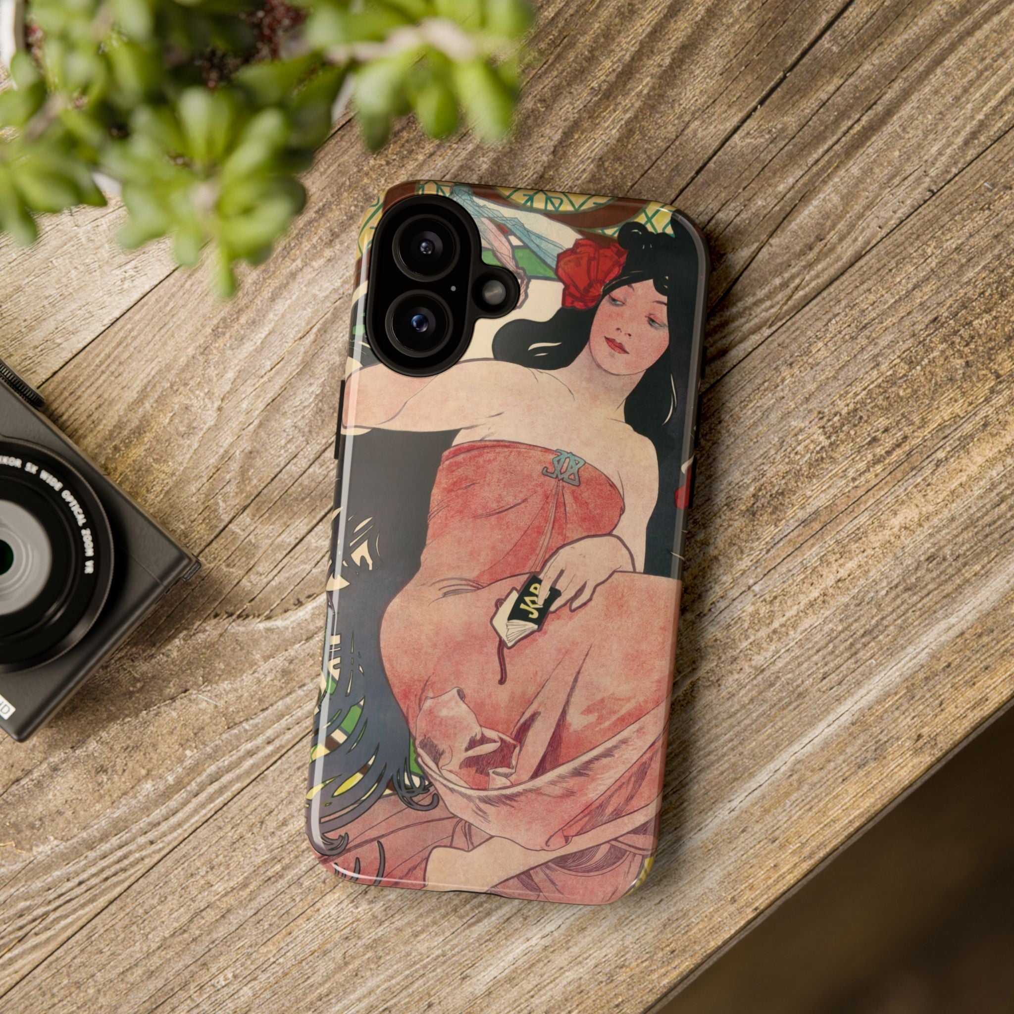 JOB by Alphonse Mucha - iPhone Tough Case
