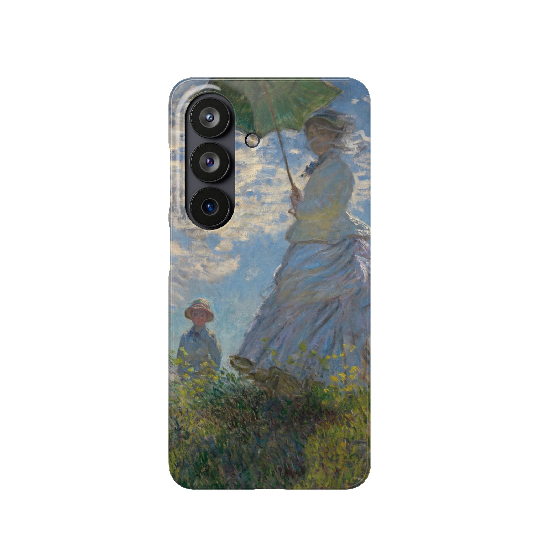 Madame Monet and Her Son by Claude Monet - Samsung Slim Case