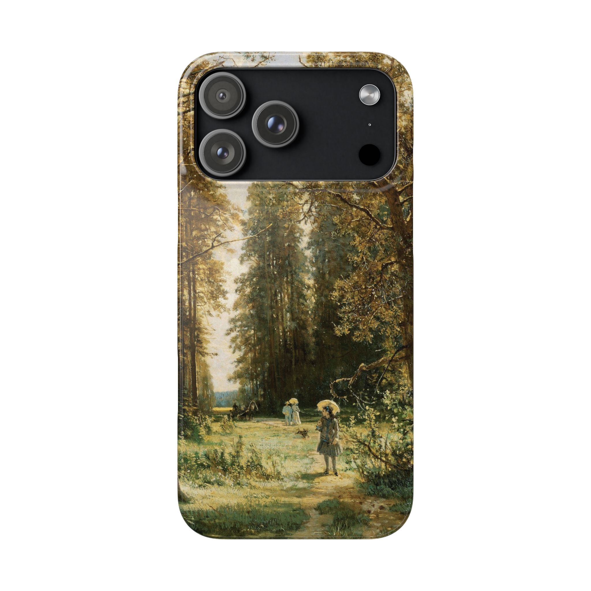 The Path in the Forest by Ivan Ivanovich Shishkin - iPhone Slim Case