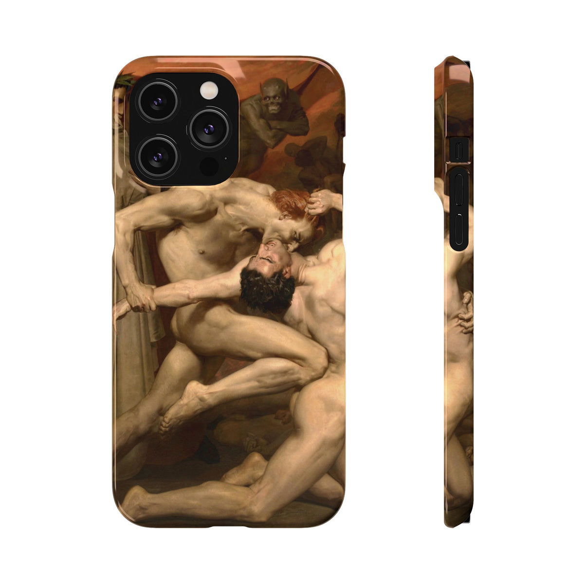 Dante and Virgile by William Bouguereau - iPhone Slim Case