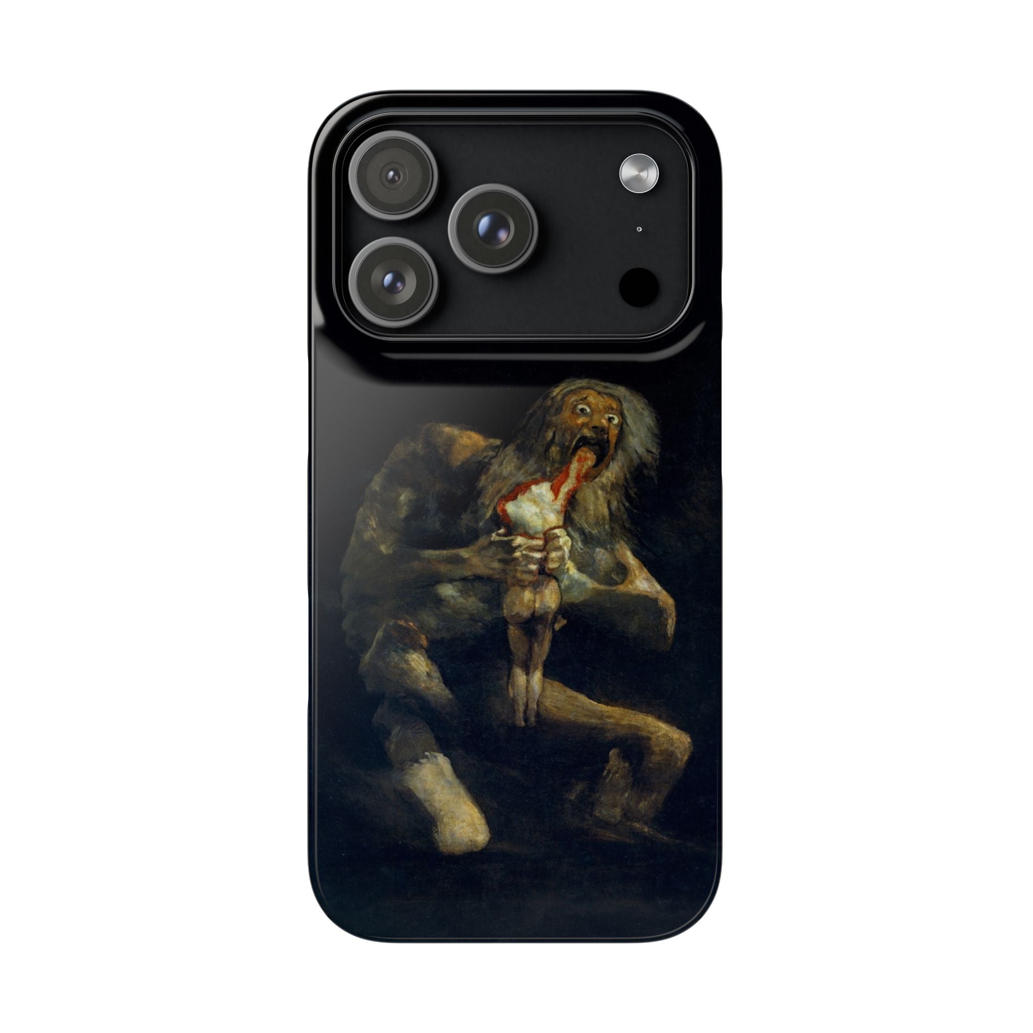 Saturn Devouring His Son by Goya - iPhone Slim Case
