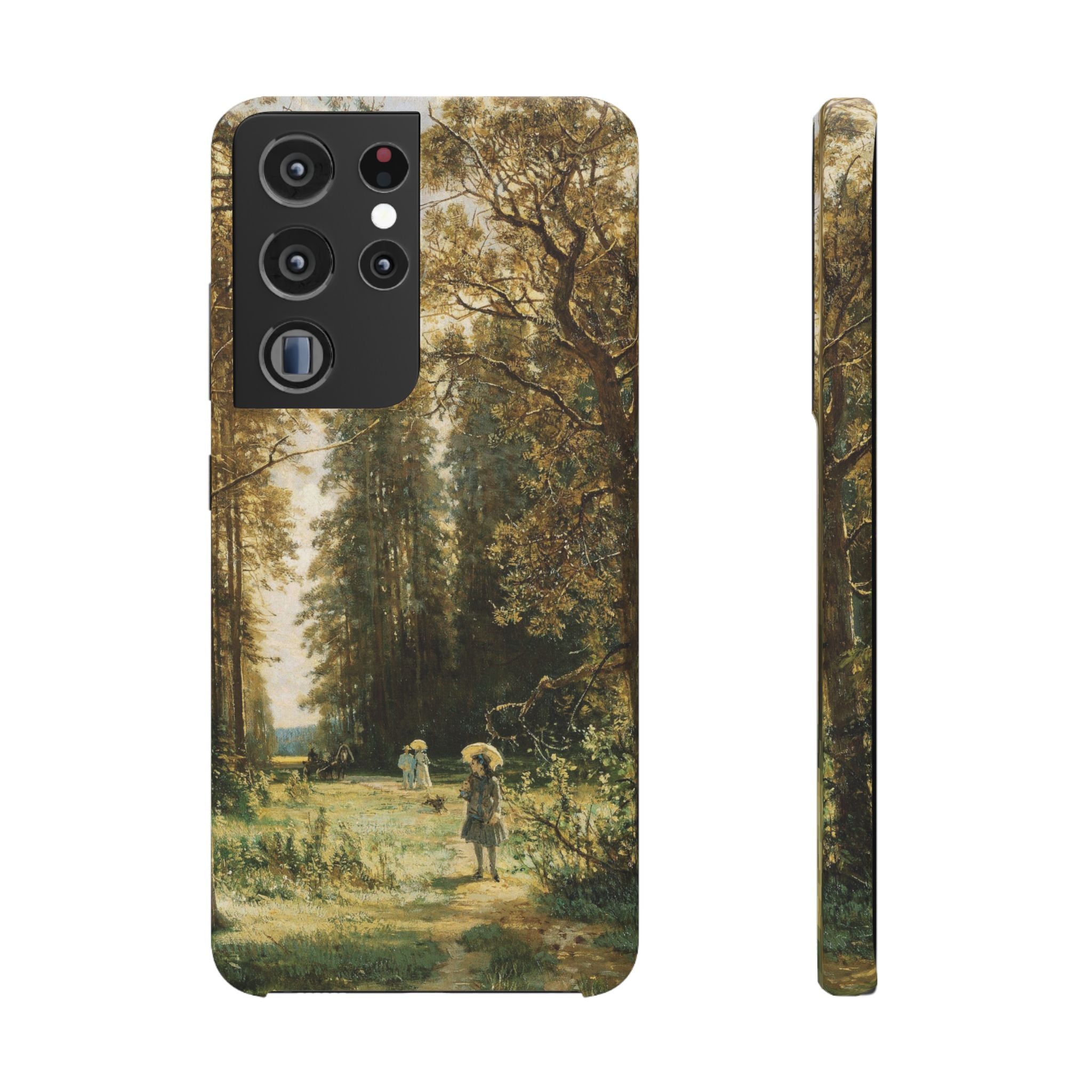 The Path in the Forest by Ivan Ivanovich Shishkin - Samsung Slim Case