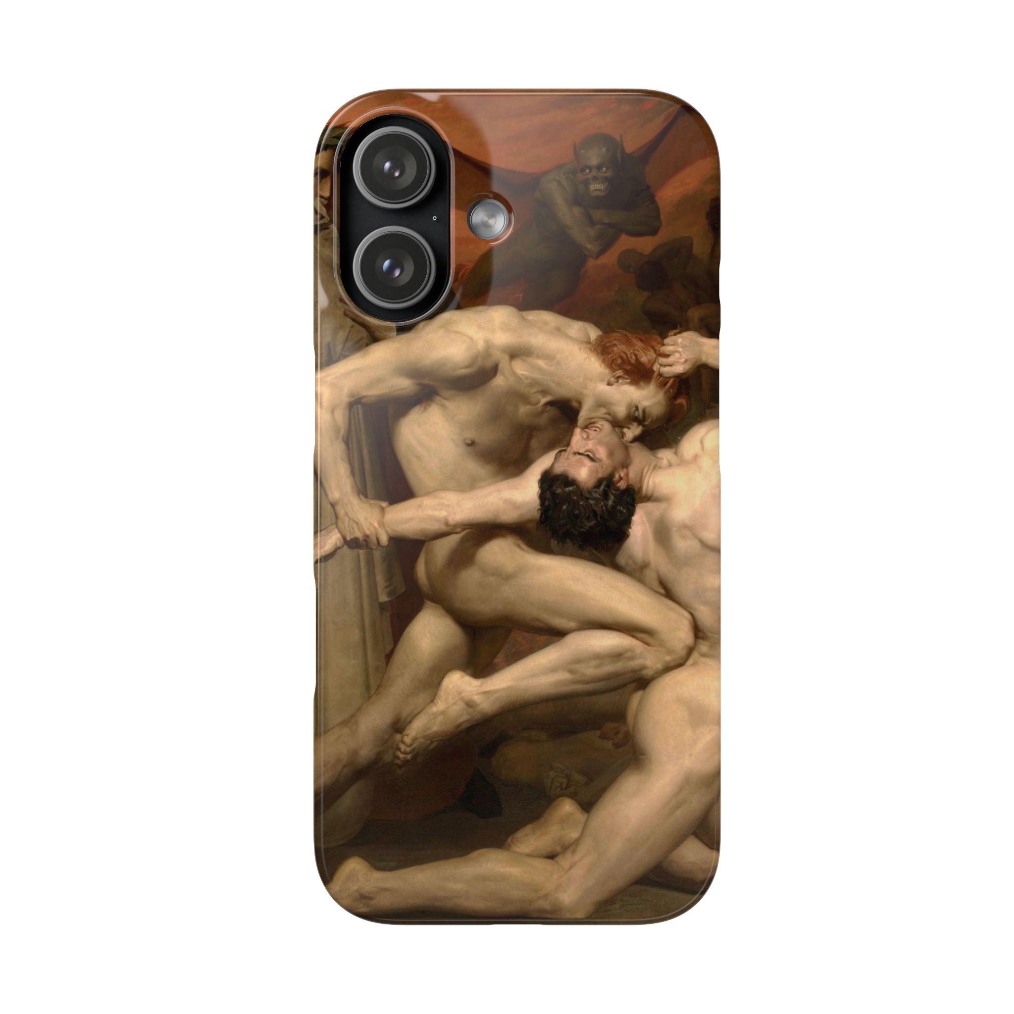 Dante and Virgile by William Bouguereau - iPhone Slim Case