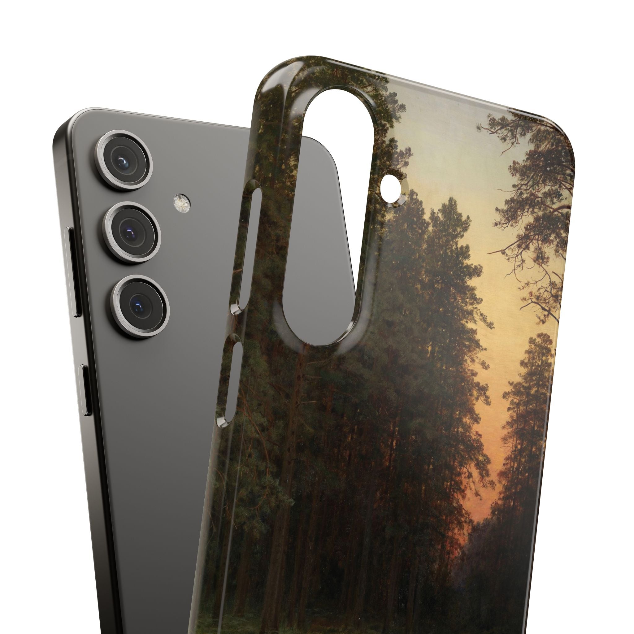 Evening Glow by Ivan Ivanovich Shishkin - Samsung Slim Case