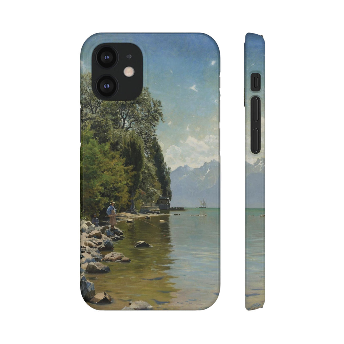 Lac Leman by Peder Mork Monsted - iPhone Slim Case