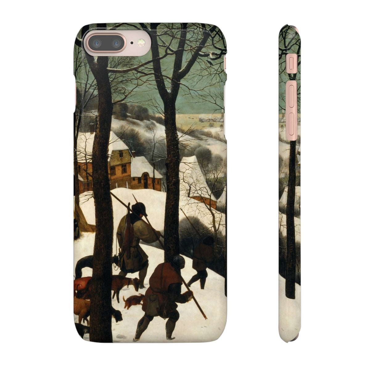 The Hunters in the Snow by Pieter Bruegel the Elder - iPhone Slim Case