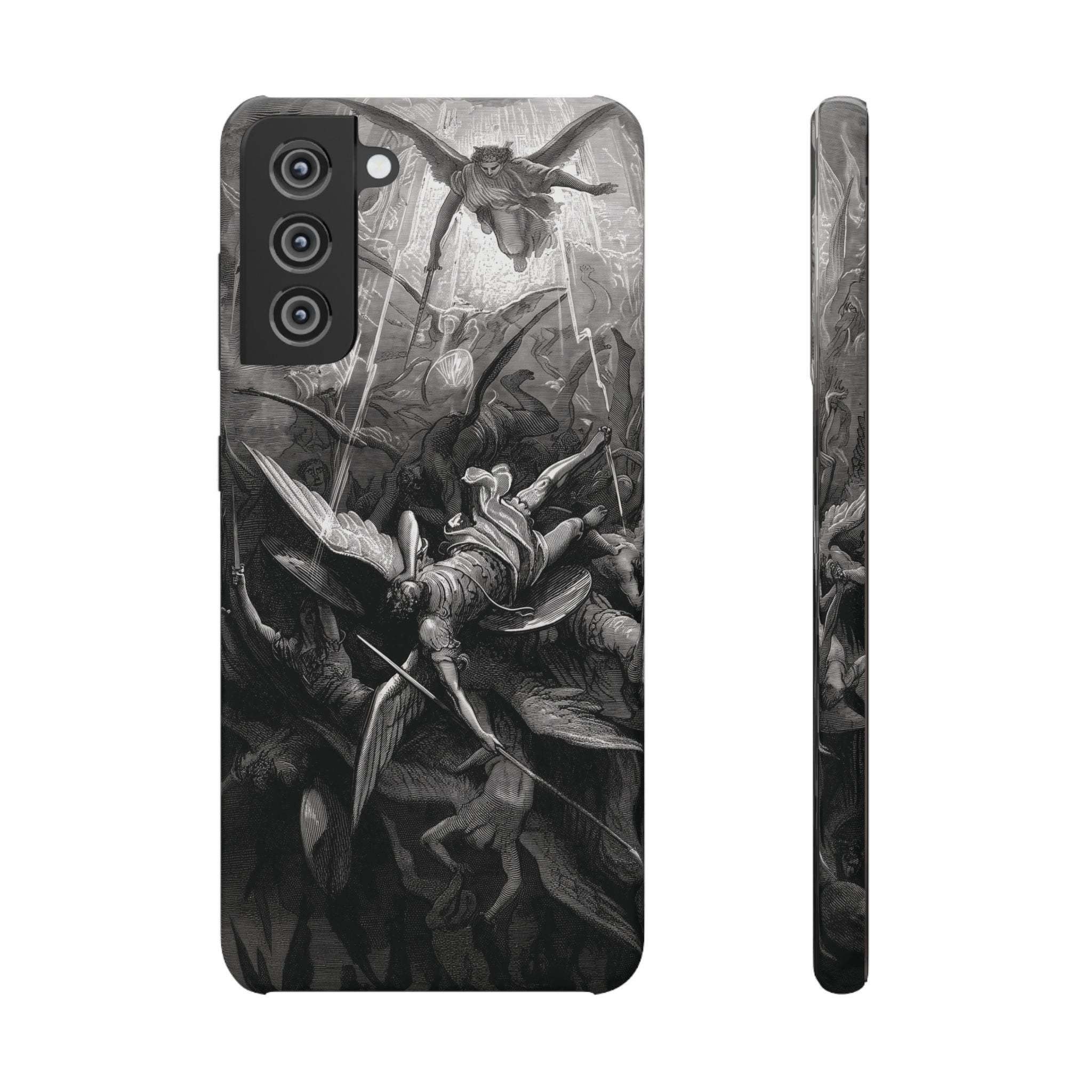 Paradise Lost |The Battle in Heaven by Gustave Doré - Samsung Slim Case