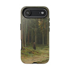 In the Forest of Countess Mordvinova Petergof by Ivan Ivanovich Shishkin - iPhone Tough Case