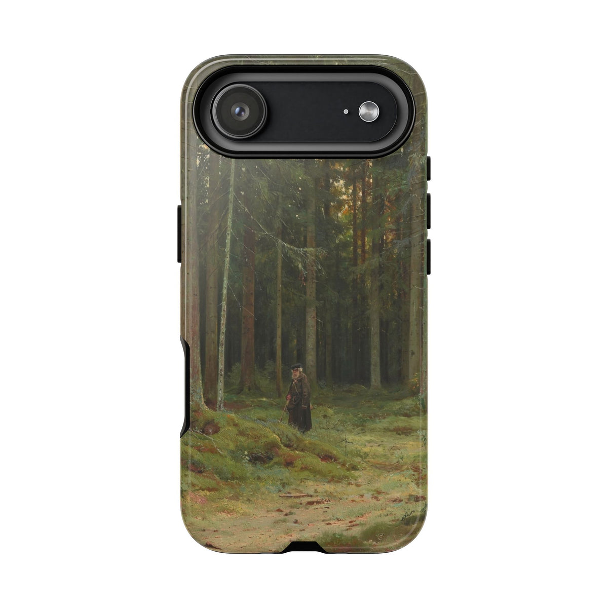 In the Forest of Countess Mordvinova Petergof by Ivan Ivanovich Shishkin - iPhone Tough Case