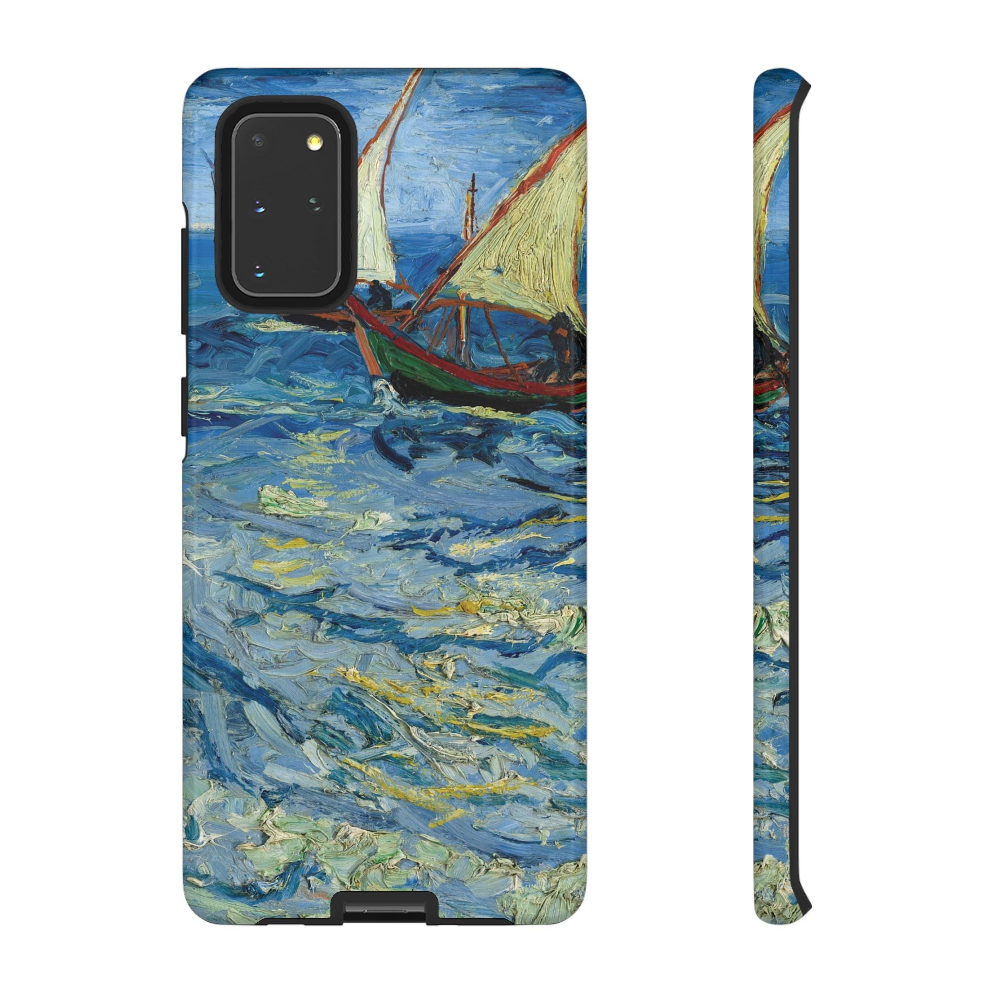 Fishing Boats at Sea by Vincent van Gogh - Samsung Tough Case