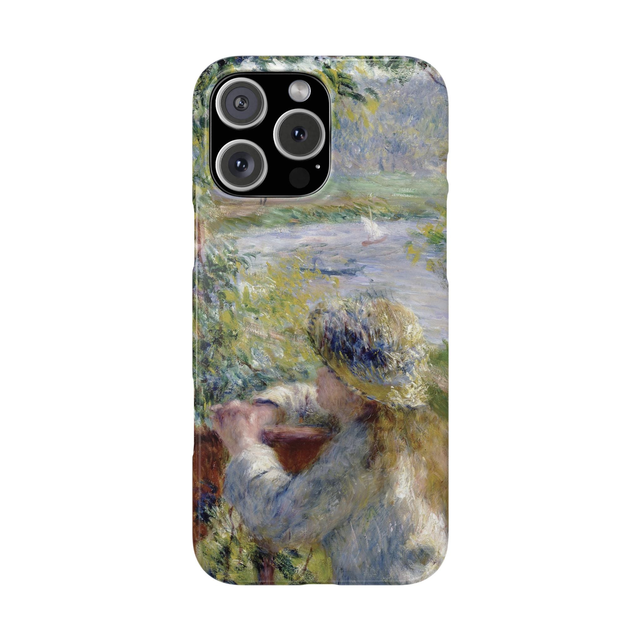 By the Water by Pierre Auguste Renoir - iPhone Slim Case