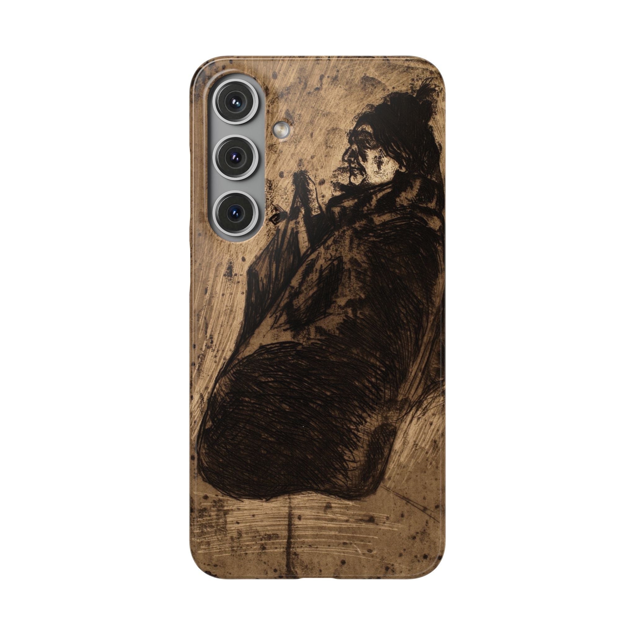 Old Woman by Edvard Munch - Samsung Slim Case