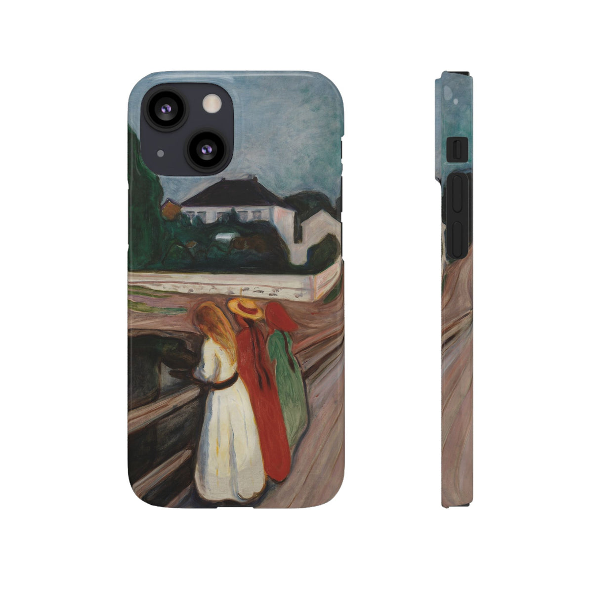 The Girls on the Bridge by Edvard Munch - iPhone Slim Case