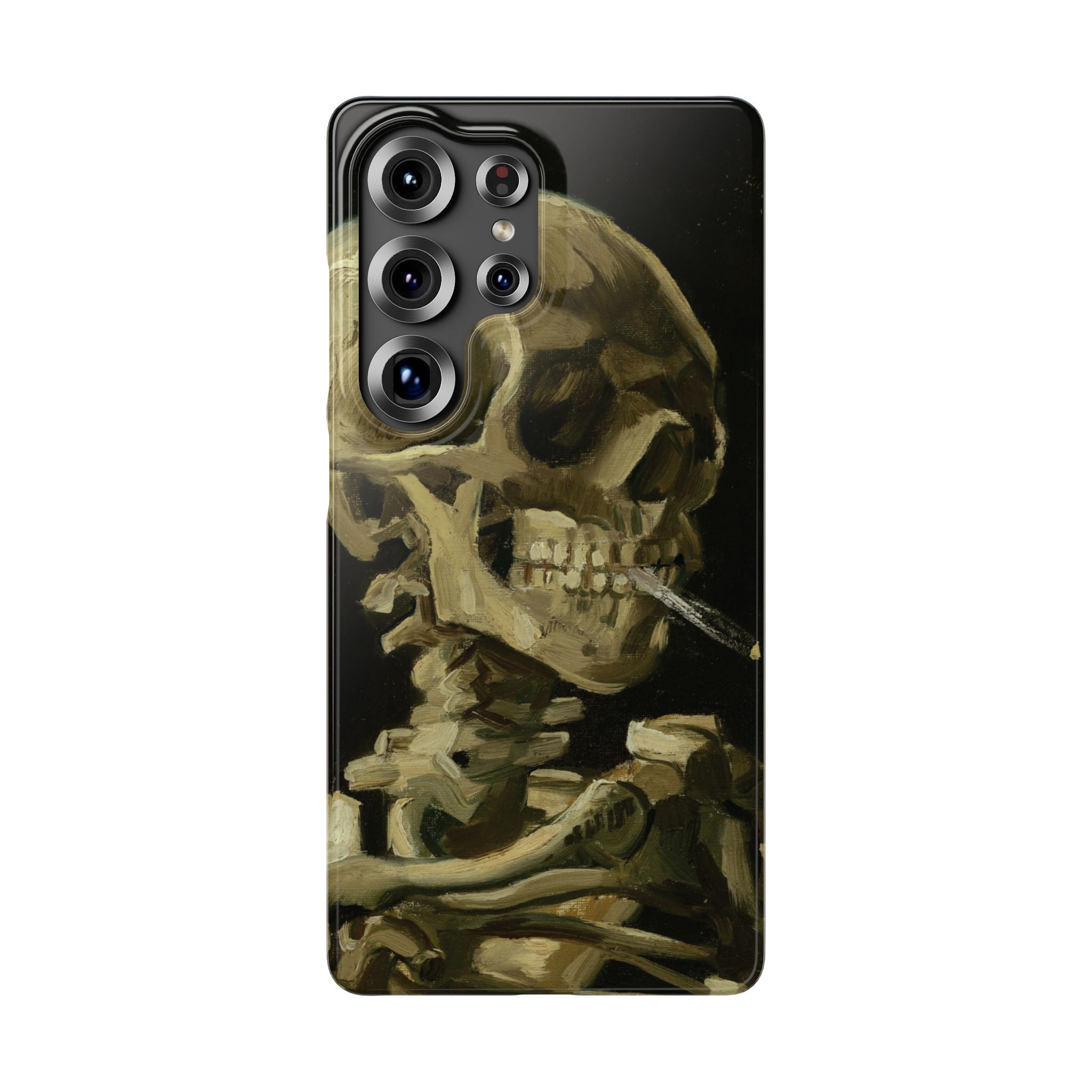 Head of a Skeleton with a Burning Cigarette by Vincent van Gogh - Samsung Slim Case