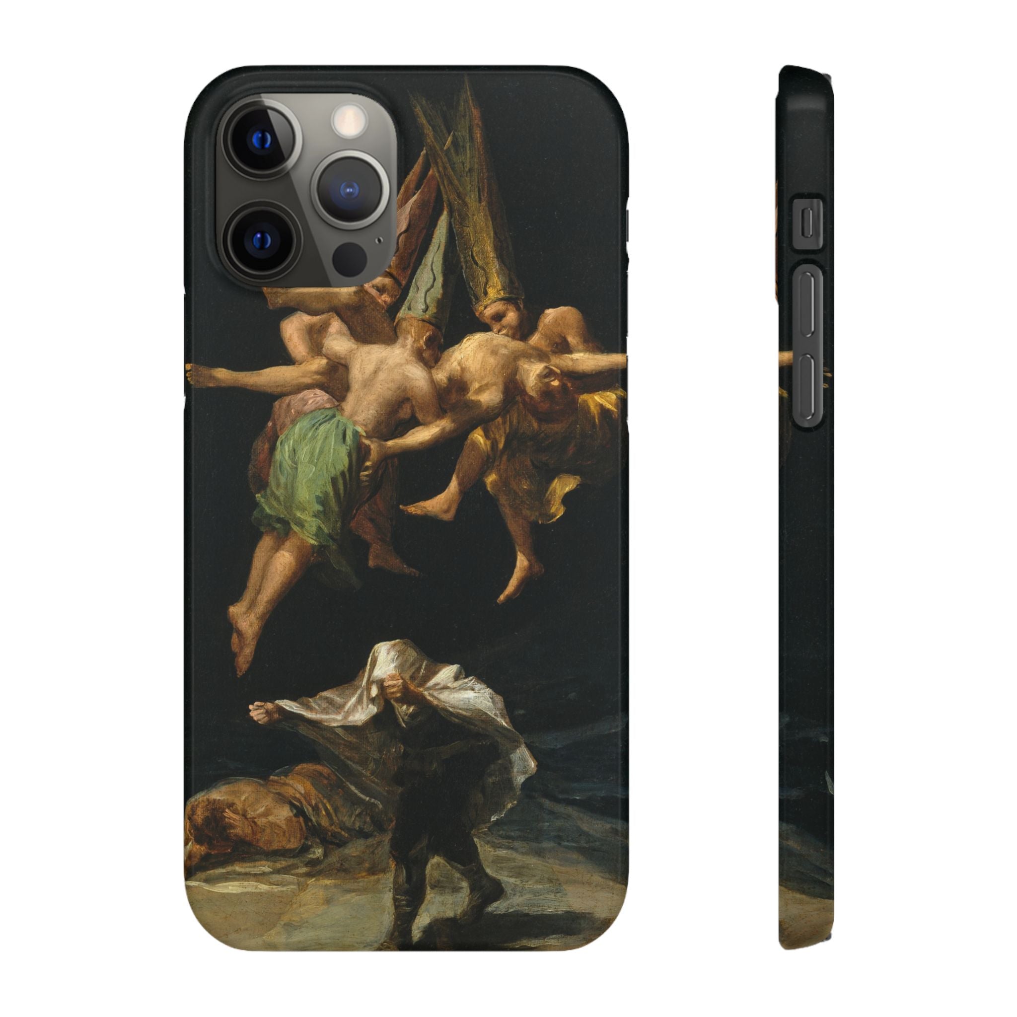 Witches’ Flight by Francisco de Goya - iPhone Slim Case