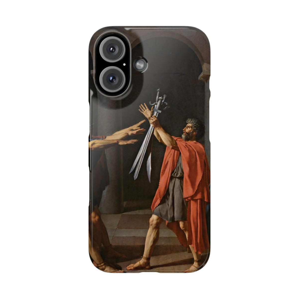 Oath of the Horatii by Jacques-Louis David - iPhone Slim Case