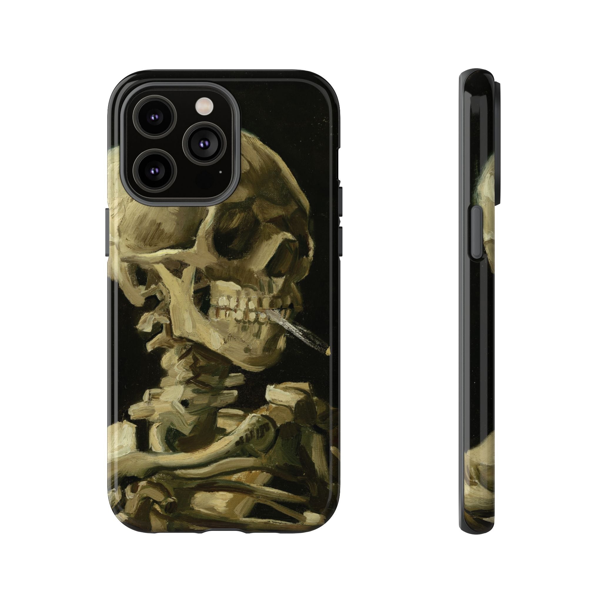 Head of a Skeleton with a Burning Cigarette by Vincent van Gogh - iPhone Tough Case