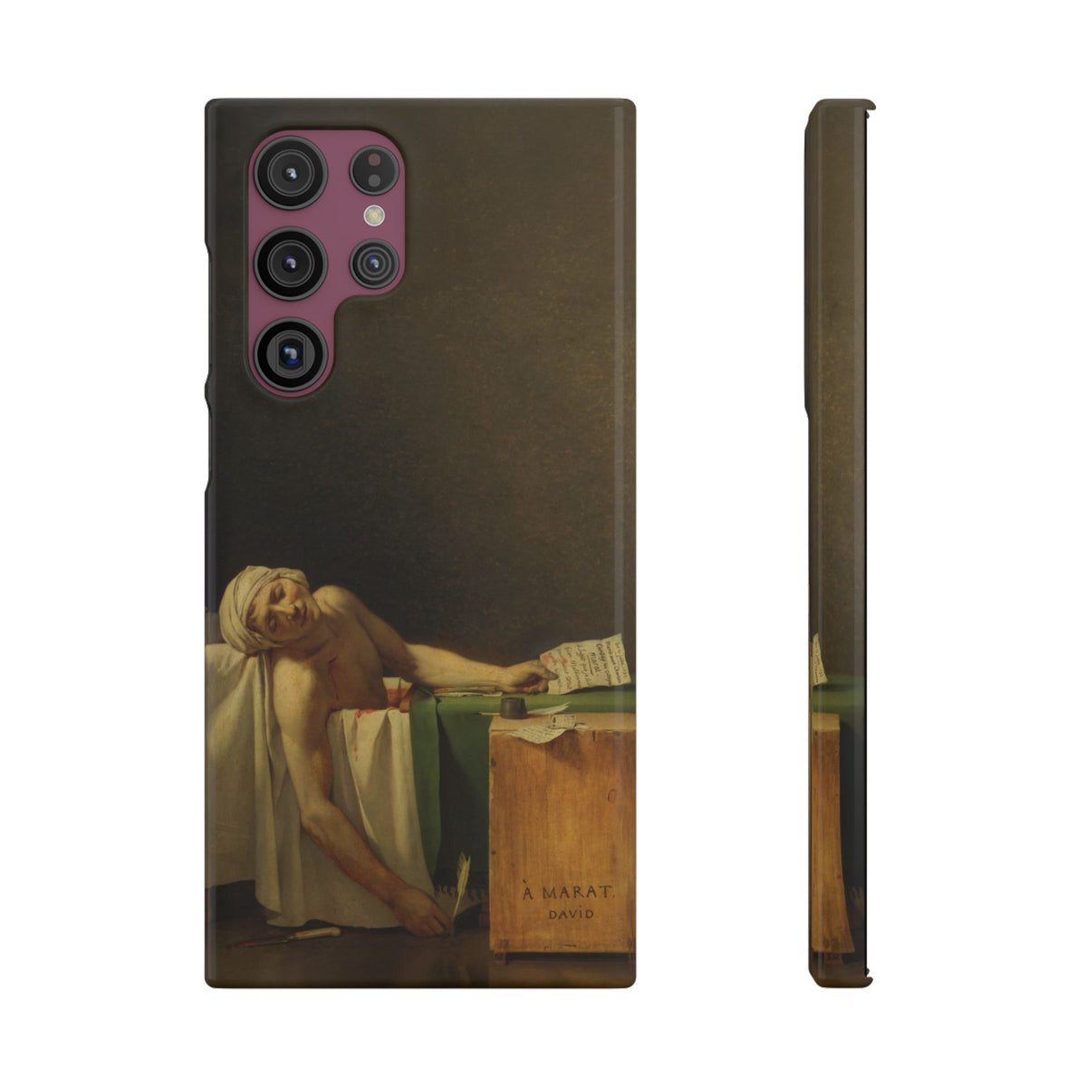The Death of Marat by Jacques-Louis David - Samsung Slim Case