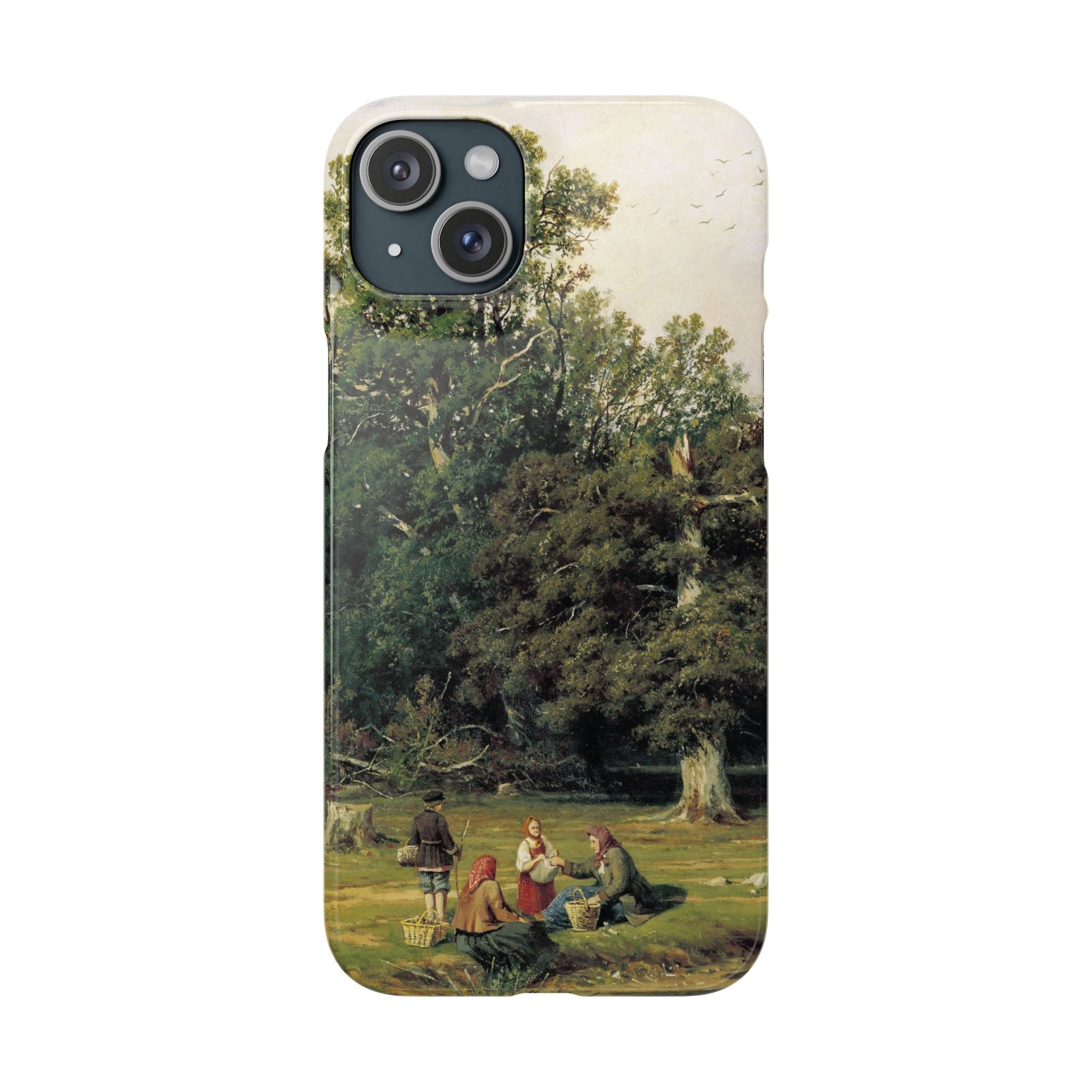 For Mushrooms by Ivan Ivanovich Shishkin - iPhone Slim Case