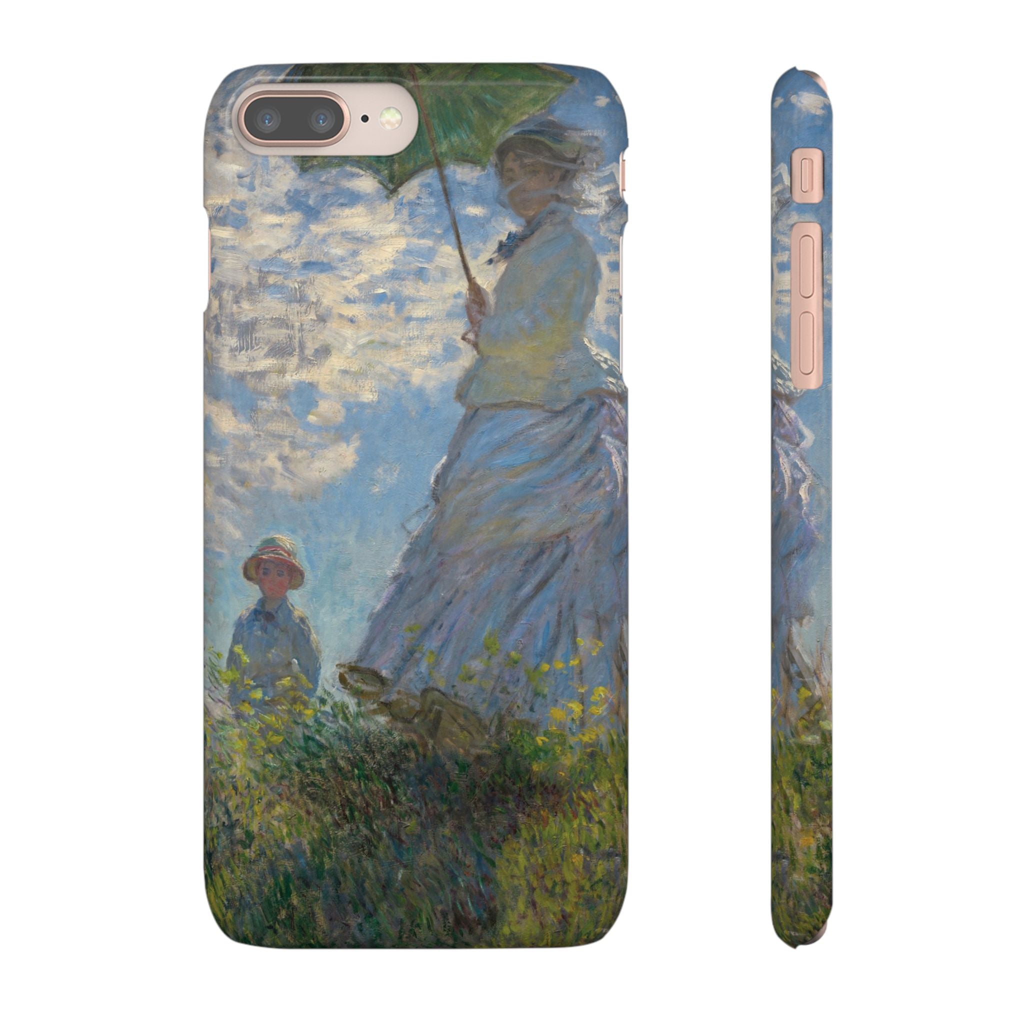 Madame Monet and Her Son by Claude Monet - iPhone Slim Case