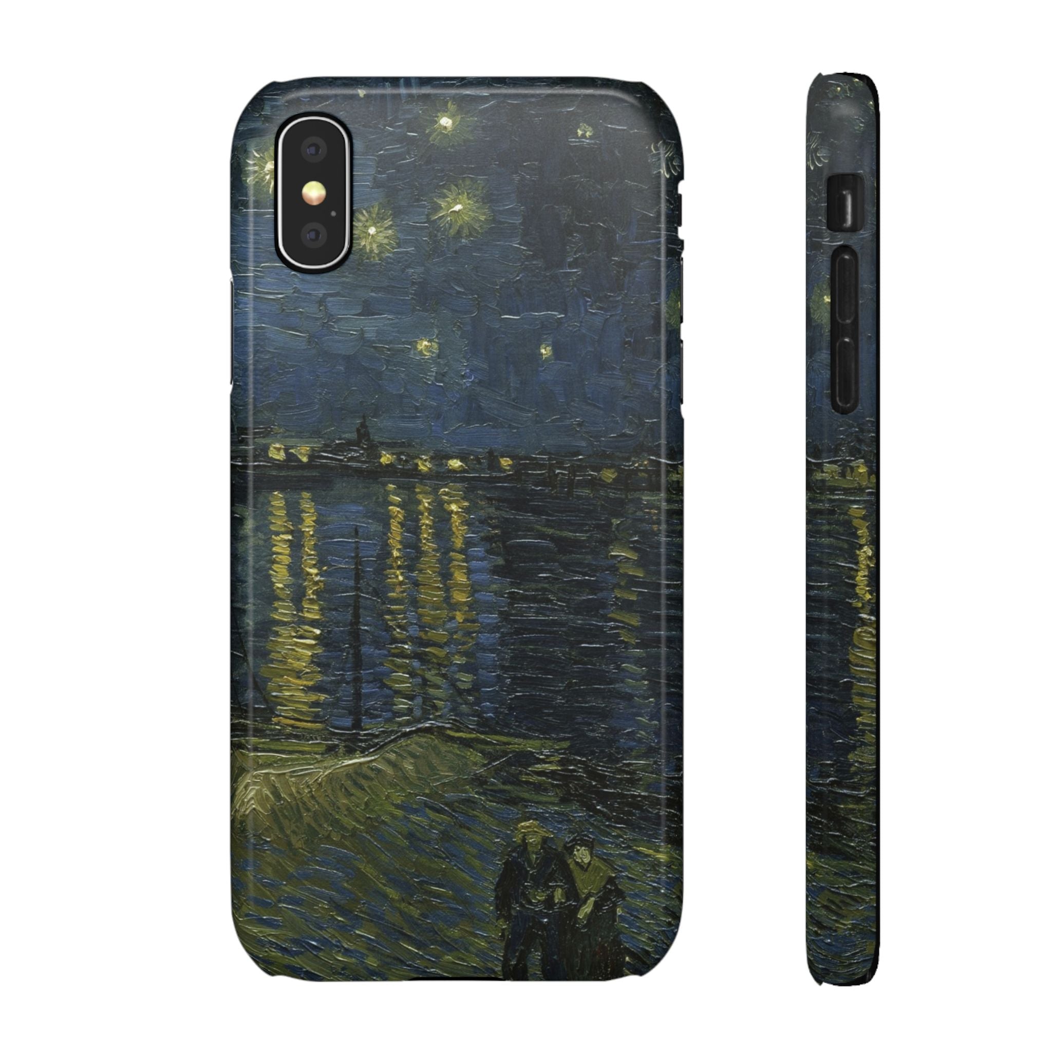 Starry Night  Over the Rhône by Van Gogh - iPhone Slim Case