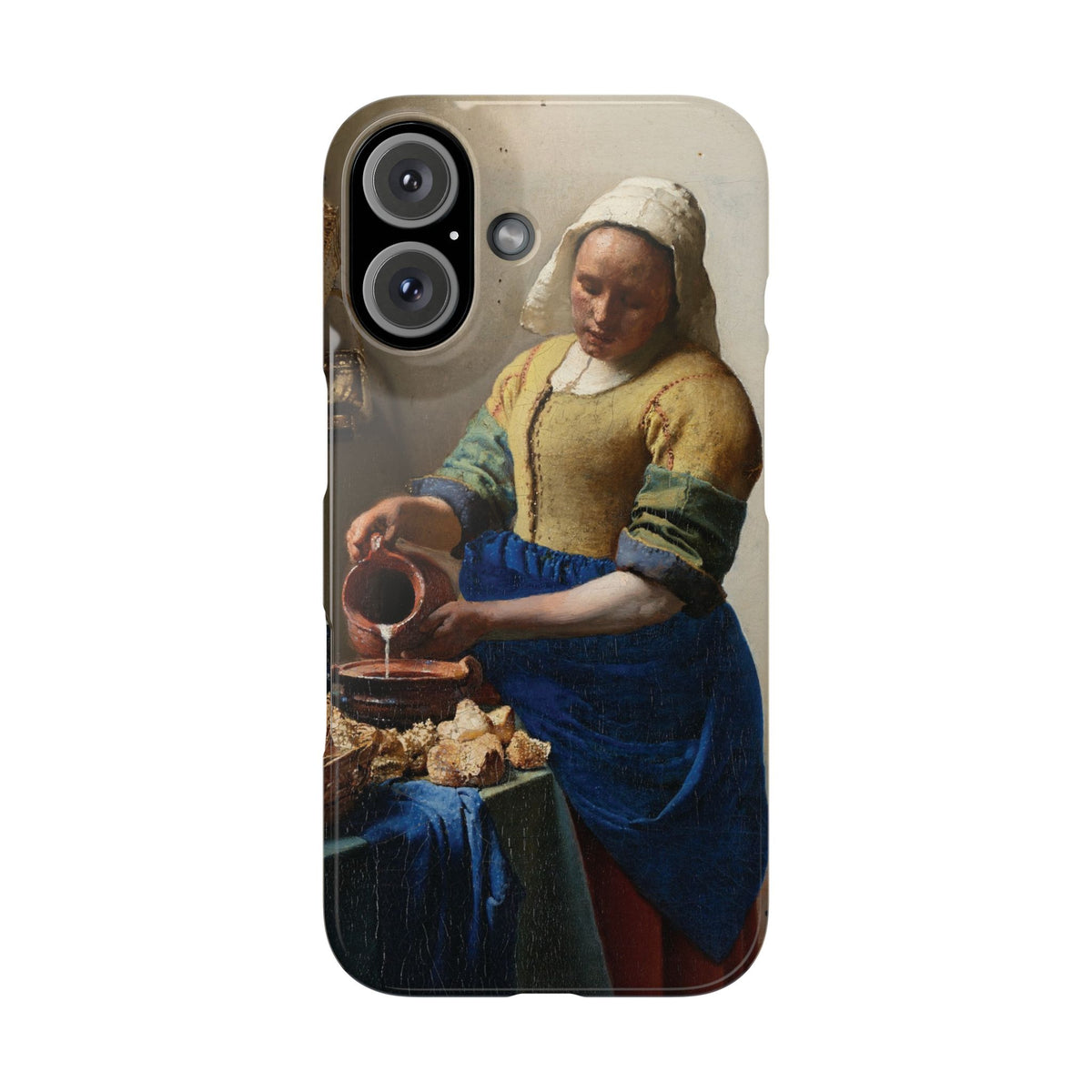 The Milkmaid by Johannes Vermeer - iPhone Slim Case