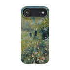 Woman with a Parasol in a Garden by Pierre Auguste Renoir - iPhone Slim Case