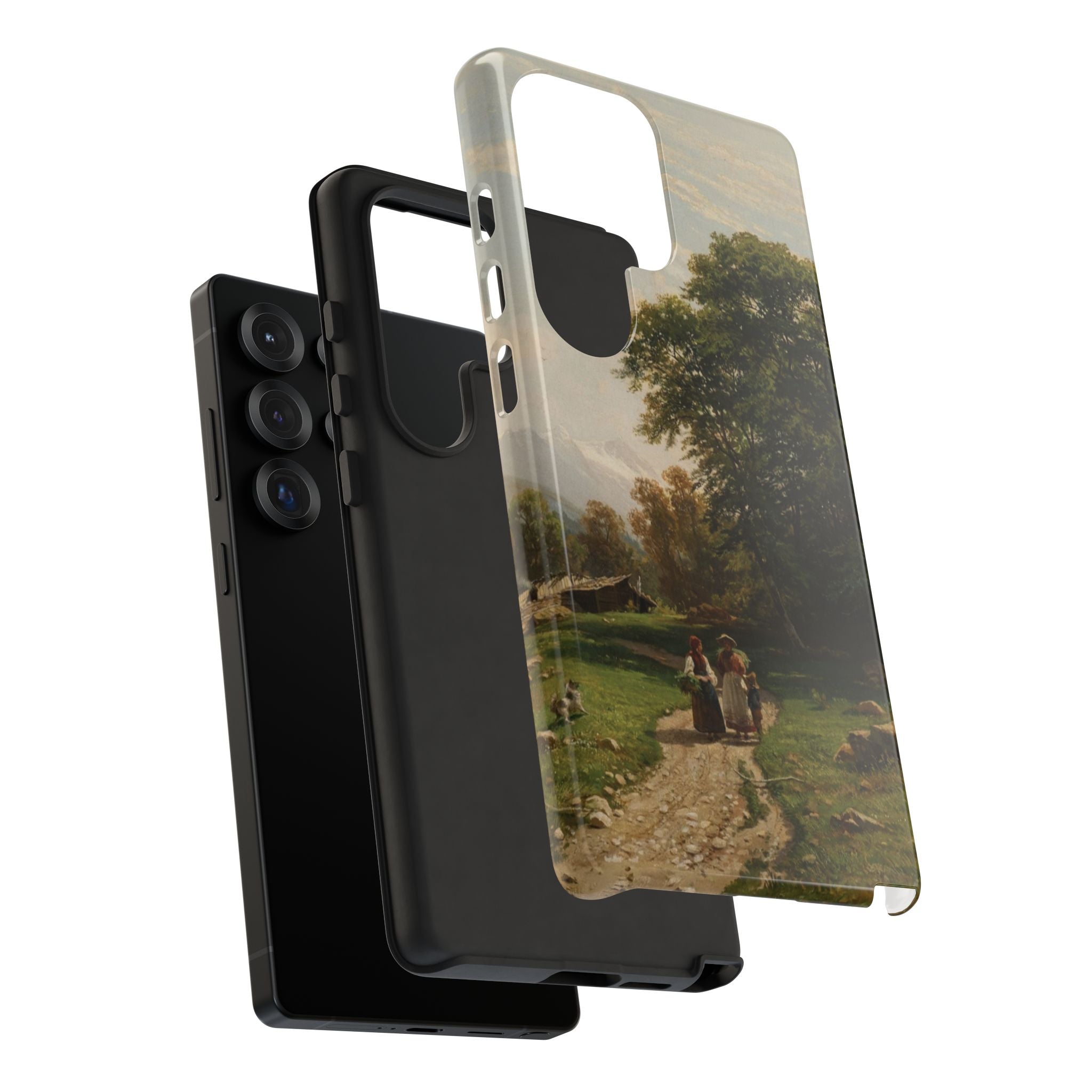 Swiss Landscape by Ivan Ivanovich Shishkin - Samsung Tough Case