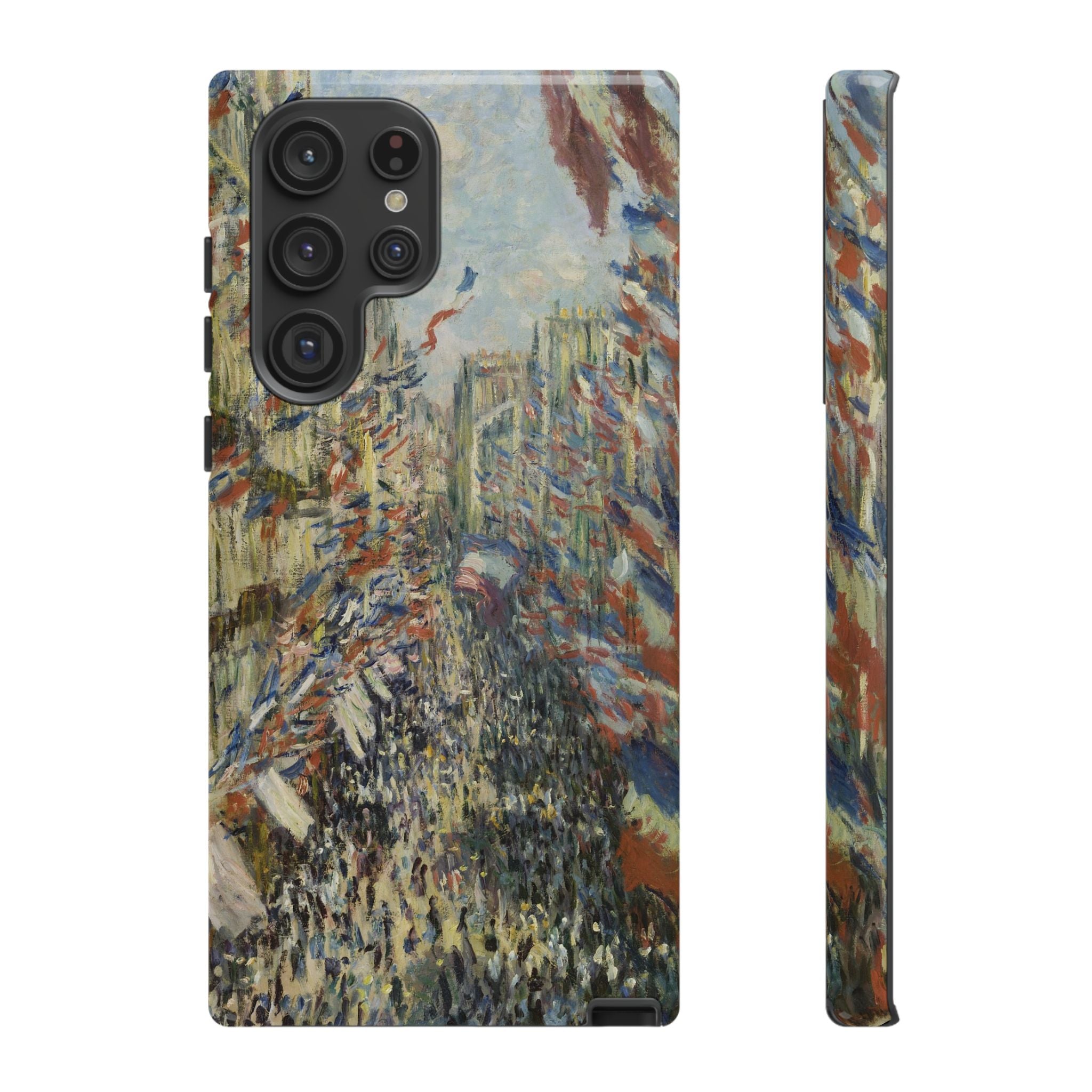 The Rue Montorgueil in Paris by Claude Monet - Samsung Tough Case
