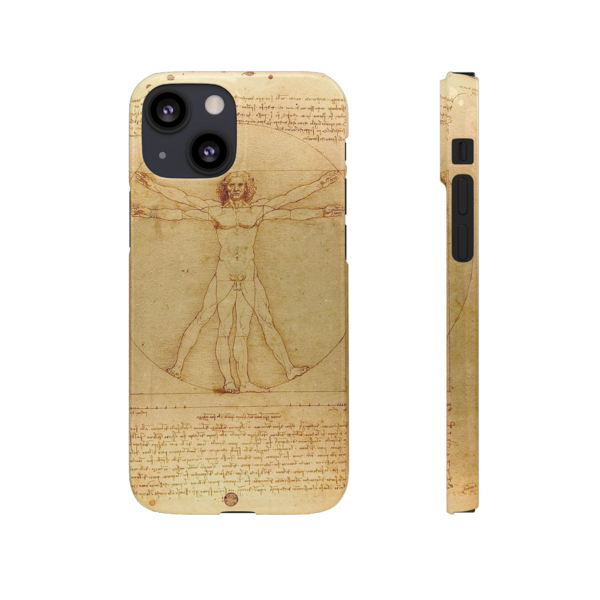 The Vitruvian Man by Leonardo da Vinci - iPhone Slim Case
