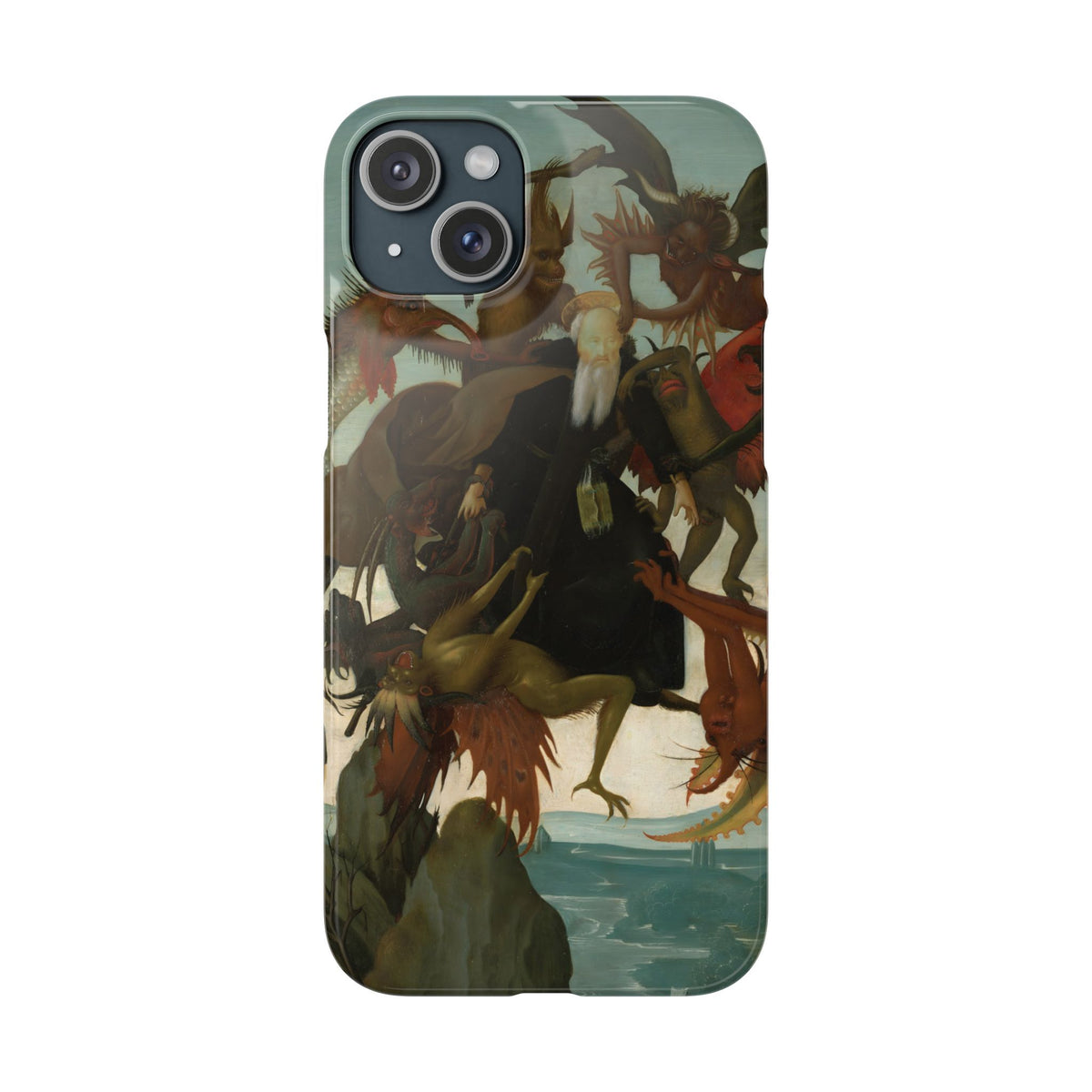 The Torment of Saint Anthony by Michelangelo - iPhone Slim Case