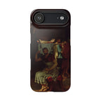 The Lictors Bring to Brutus the Bodies of His Sons I by Jacques-Louis David - iPhone Slim Case