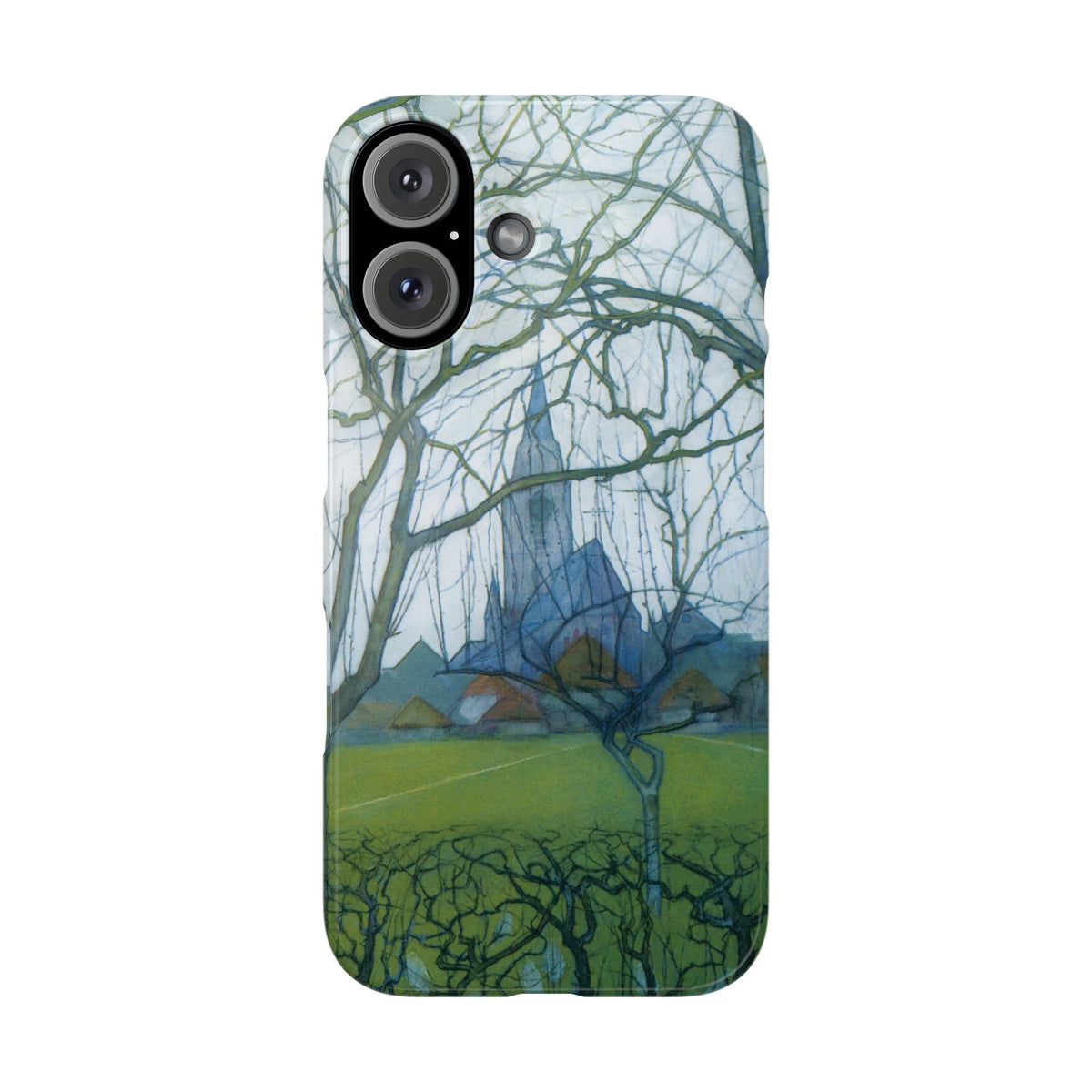 St Jacobs Church by Piet Mondrian - iPhone Slim Case