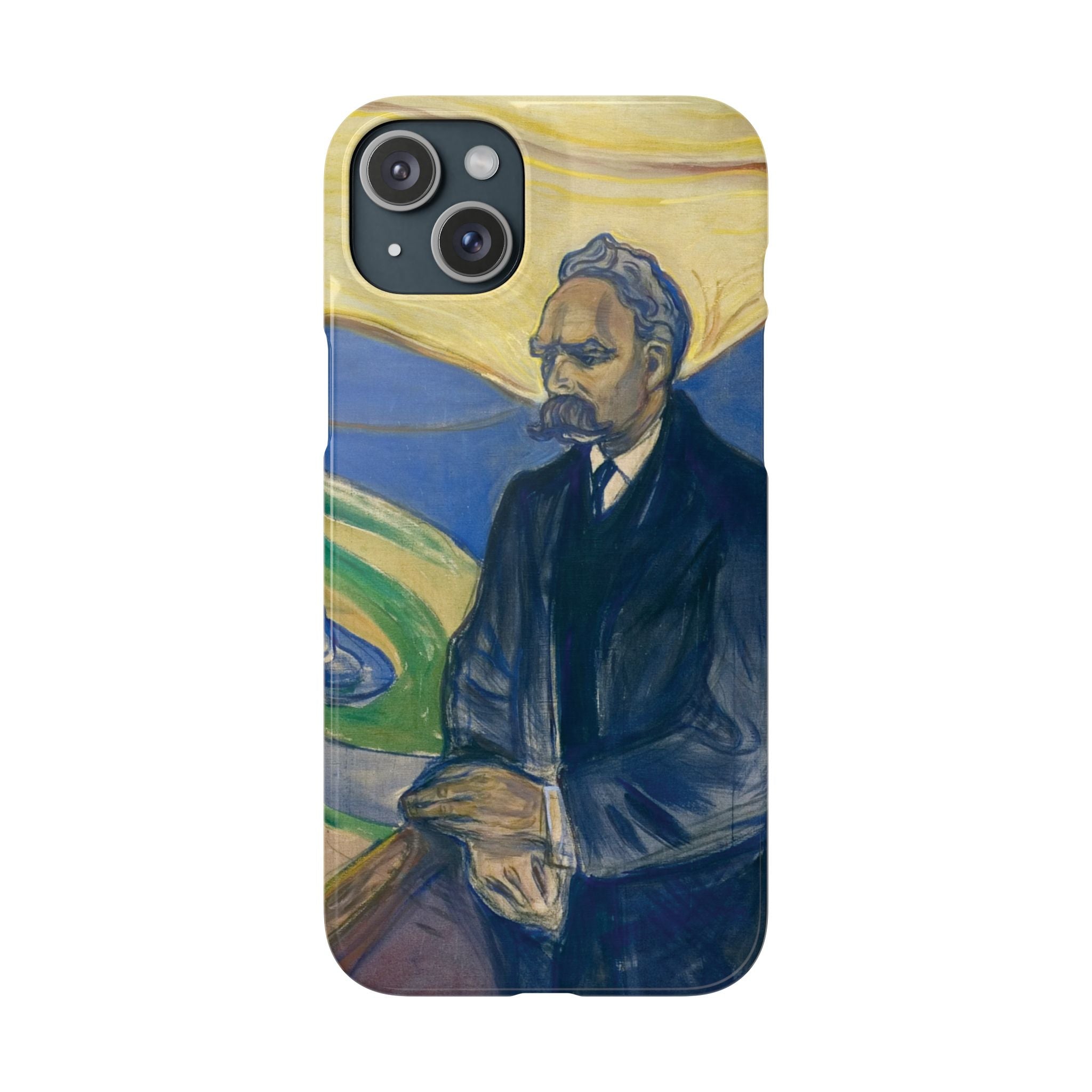 Portrait of Friedrich Nietzsche by Edvard Munch - iPhone Slim Case