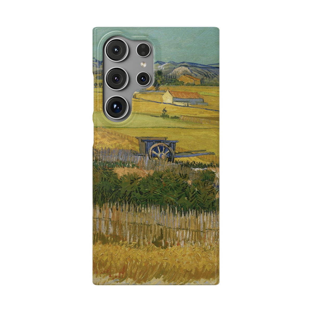 Harvest at La Crau by Vincent van Gogh - Samsung Slim Case