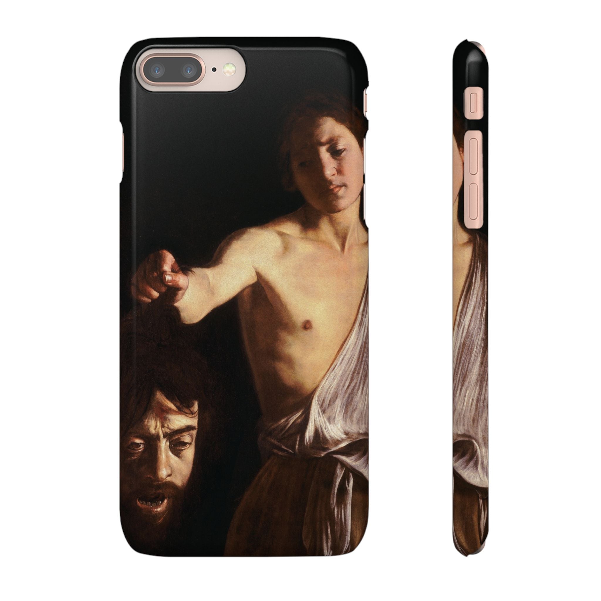 David with the Head of Goliath by Caravaggio - iPhone Slim Case