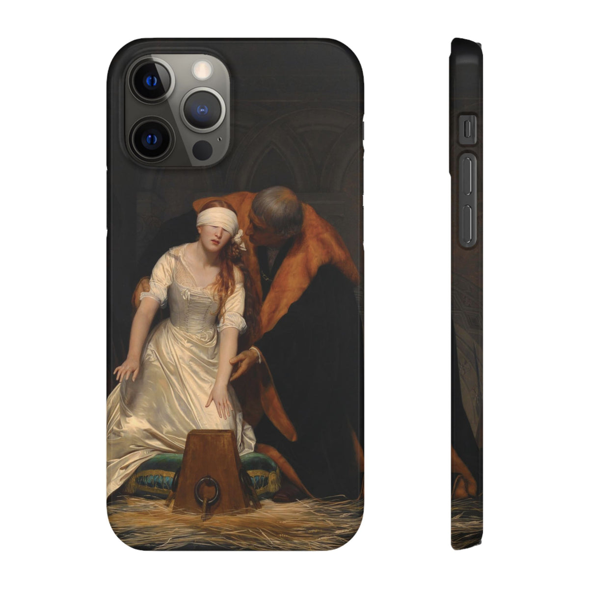 The Execution of Lady Jane Grey by Paul Delaroche - iPhone Slim Case
