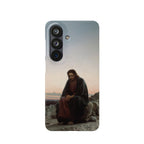 Christ in the Desert by Ivan Kramskoy - Samsung Slim Case