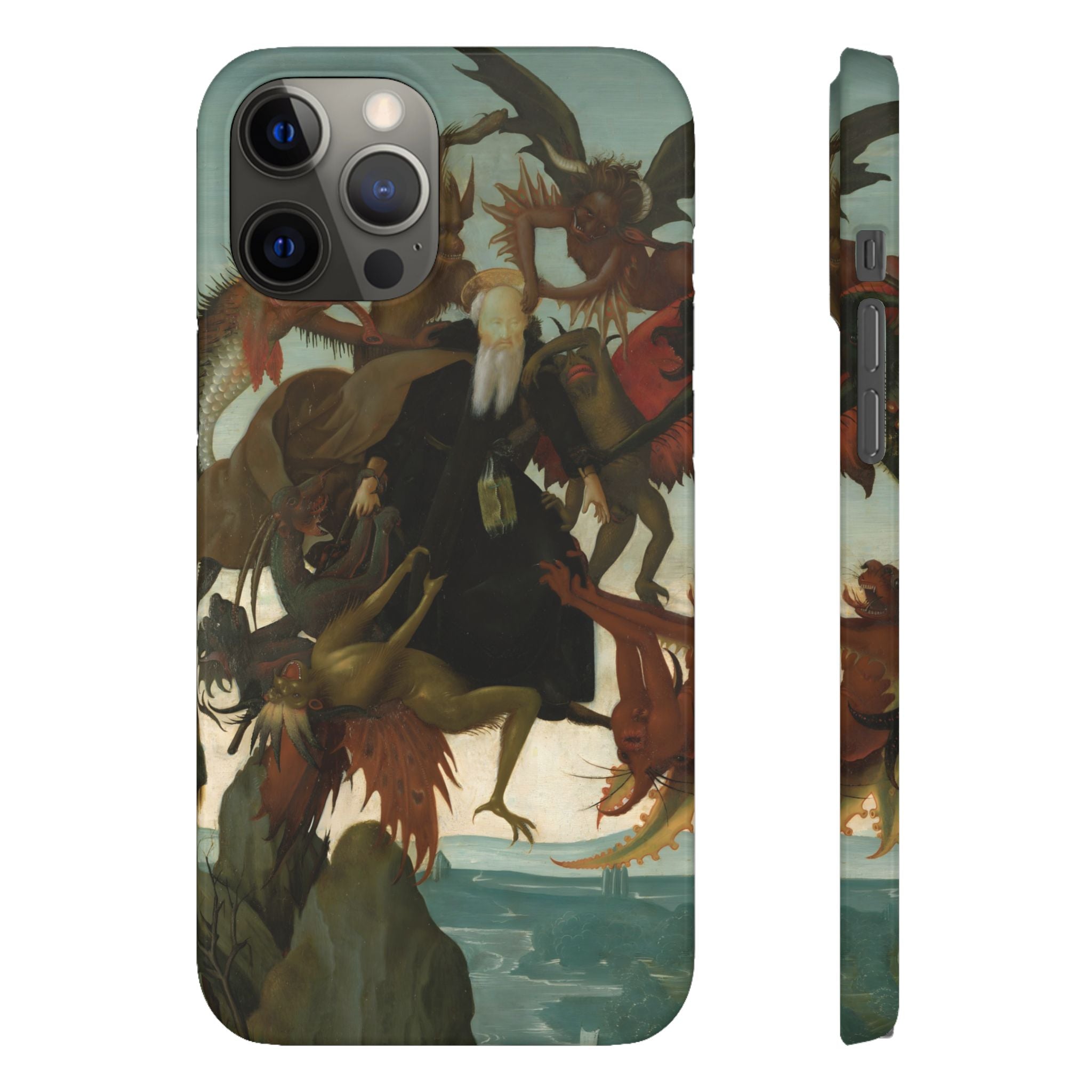 The Torment of Saint Anthony by Michelangelo - iPhone Slim Case