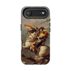 Napoleon at the Saint-Bernard Pass by Jacques-Louis David - iPhone Tough Case