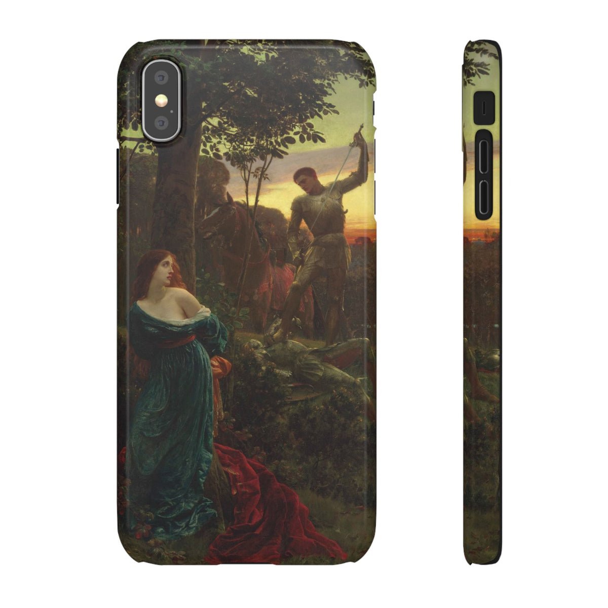 Chivalry by Frank Dicksee - iPhone Slim Case