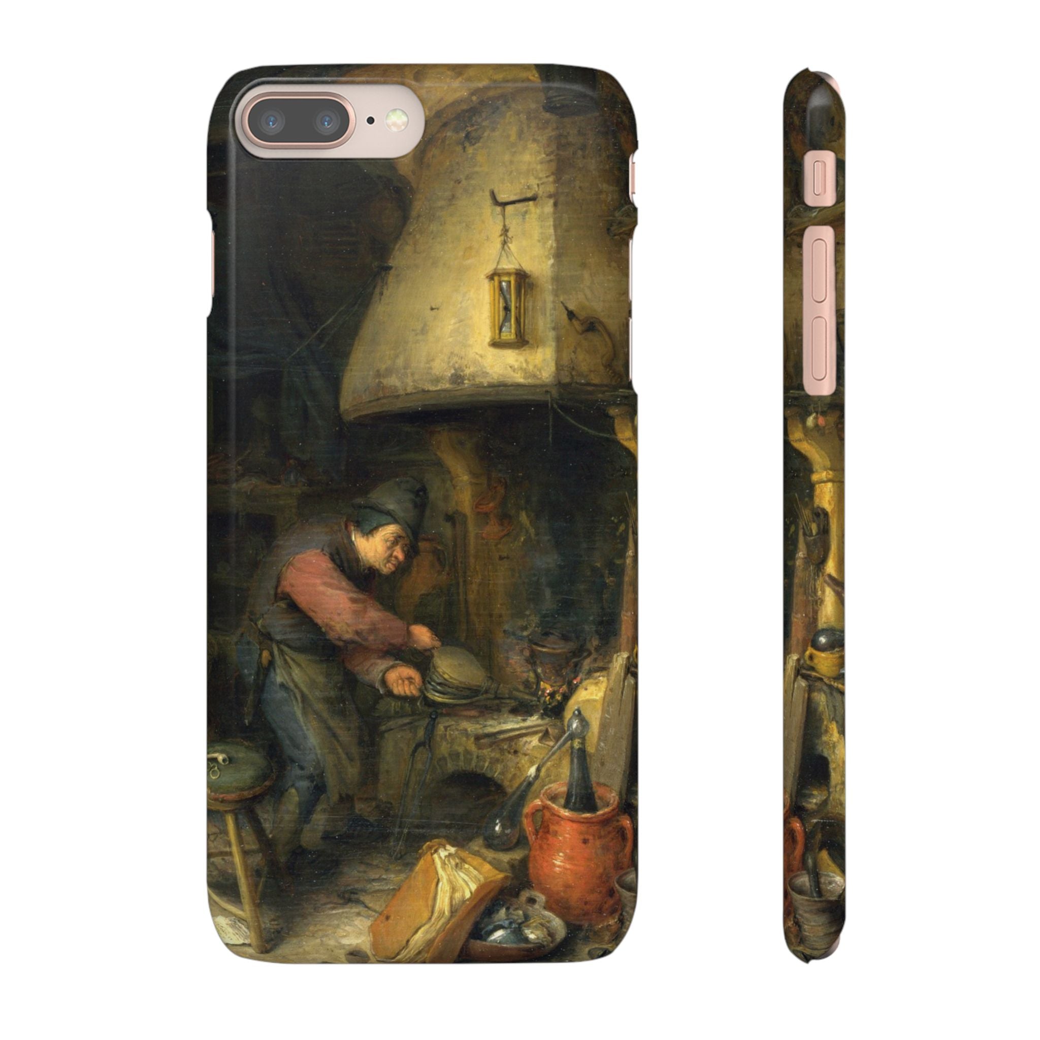 The Alchemist by Adriaen van Ostade - iPhone Slim Case