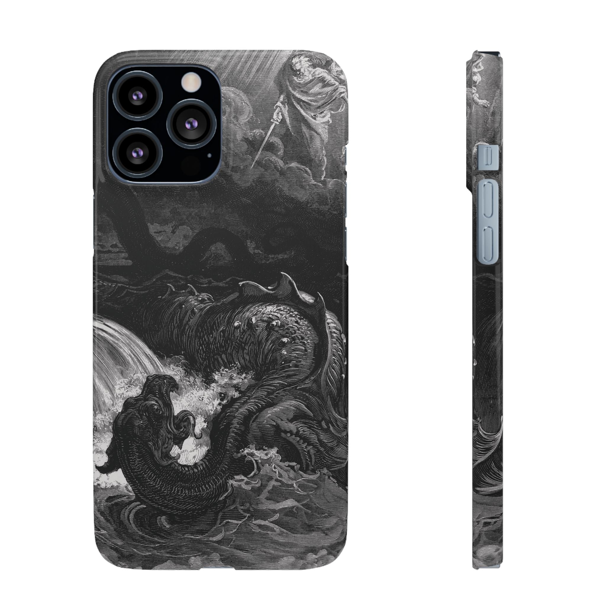 The Destruction of Leviathan by Gustave Doré - iPhone Slim Case