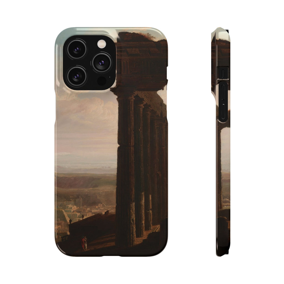 Ruins of an Ancient City by John Martin - iPhone Slim Case