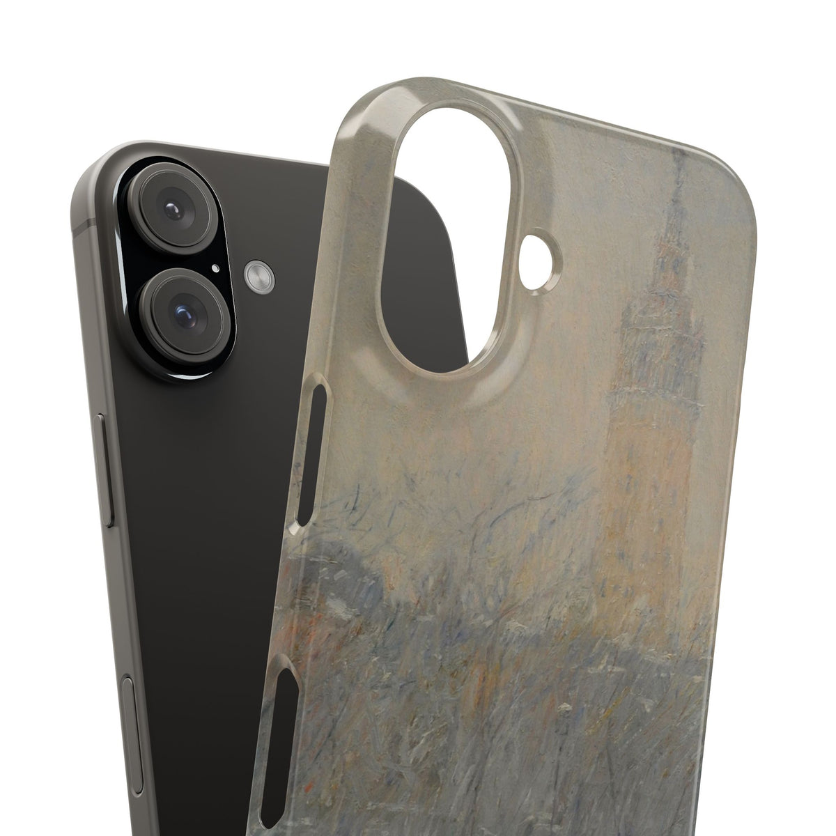 Snowstorm, Madison Square by Childe Hassam - iPhone Slim Case