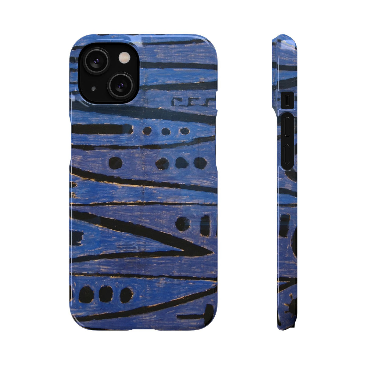 Heroic strokes of the bow by Paul Klee - iPhone Slim Case